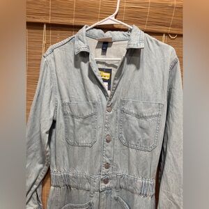 Universal Thread Light Blue Denim Jumpsuit